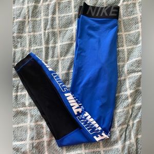 Nike Pro Royal Blue Leggings